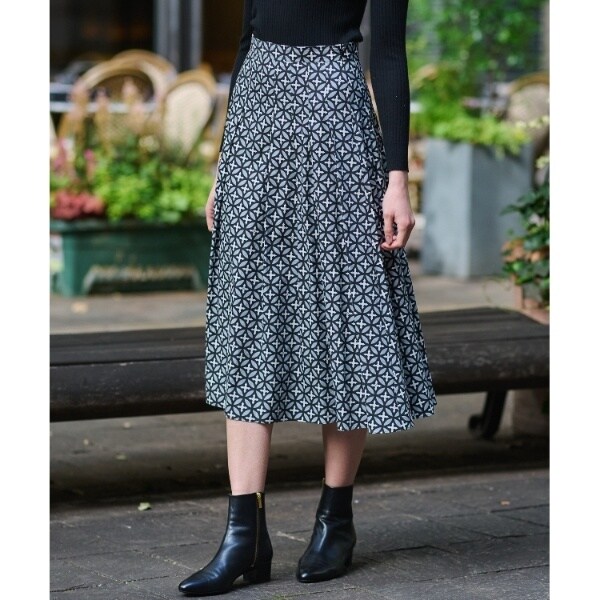 ドレステリア　クールタッチスカート DRESSTERIOR スカート 「接触冷感/吸水速乾」クールタッチデニム