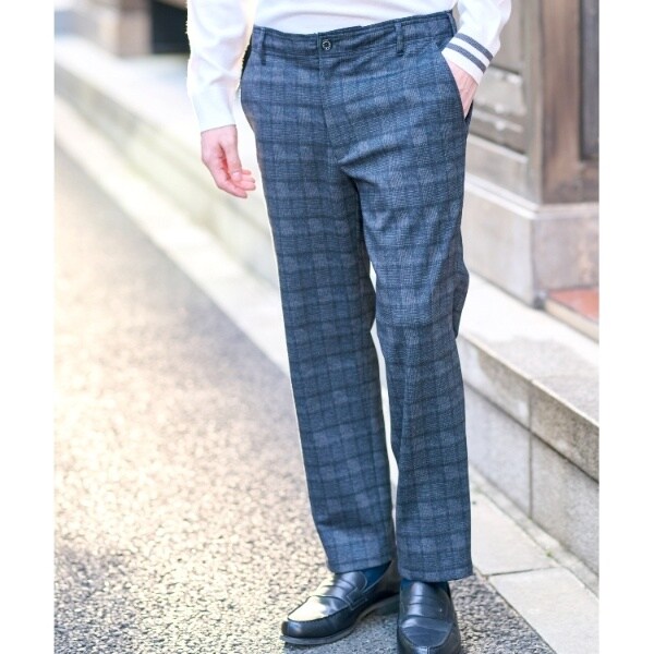 セットアップ可】ネイビーグレンチェックパンツ | ドレステリア