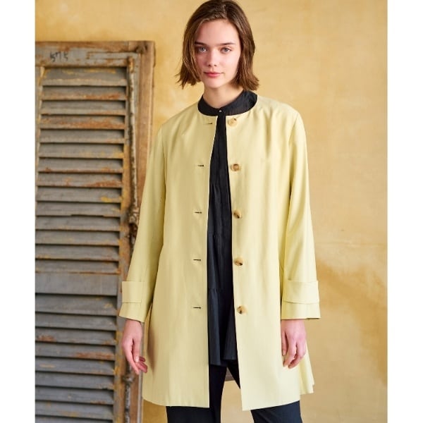 DRESSTERIOR ドレステリア　ノーカラー　ロングコート DRESSTERIOR ドレステリア ノーカラー ロングコート 公式