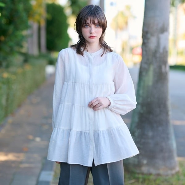 ドレステリア（DRESSTERIOR）/【洗える】ティアードシアーブラウス 洗える】ティアードシアーブラウス | ドレステリア(DRESSTERIOR