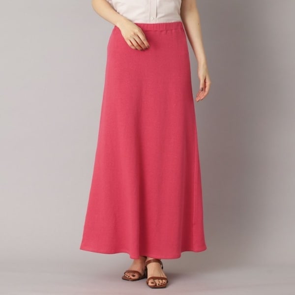 1830A 美品 ドレステリア 雑誌掲載サテンプリーツスカート アイボリー S 1830A 美品 ドレステリア 雑誌掲載サテンプリーツスカート