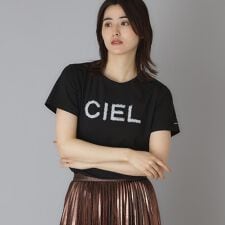 クリア天竺チュールCIELロゴTシャツ