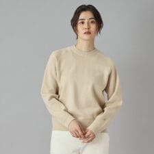 【6色展開】ウォッシャブルコットンカシミヤニット