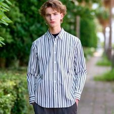 THOMAS MASON ストライプシャツ
