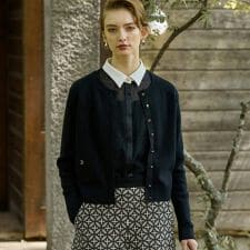 【洗えるカシミヤ混】ウォッシャブルコットンカシミヤカーディガン