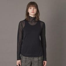 【シアー素材otonaMUSE 11月号掲載】シアータートルトップス