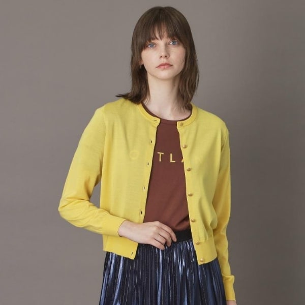 オーバーラップサークルジャカードニットカーデ | ドレステリア