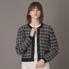 【otonaMUSE 11月号掲載】ツイードニットカーディガン