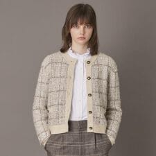 ドレステリア(DRESSTERIOR)の【otonaMUSE 11月号掲載】ツイードニットカーディガン