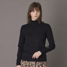 【CLASSY.12月号otonaMUSE11月号掲載】ウールブレンド天竺タートルニット