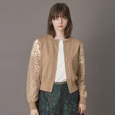 ドレステリア(DRESSTERIOR)のオーバーラップオパールスリーブカーディガン