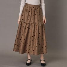 【CLASSY.12月号掲載】フロッキードットスカート