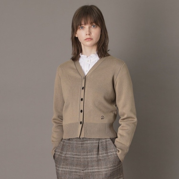 オーバーラップサークルジャカードニットカーデ | ドレステリア