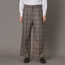 【otonaMUSE 11月号掲載】グレンチェックワイドパンツ