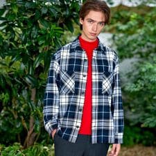 タータンチェック CPOシャツブルゾン