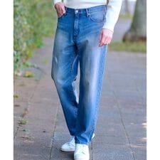 10．6oz コンフォートワイドデニムパンツ