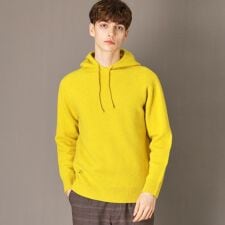 カシミヤブレンドフードニット