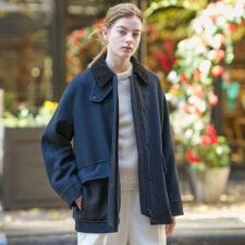 【CLASSY.12月号otonaMUSE11月号掲載】ウールハンティングブルゾン