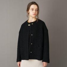 【CLASSY.12月号掲載】ループヤーンショートジャケット