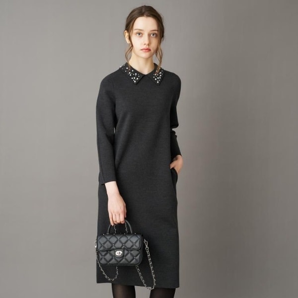 オーバーラップサークルシャツワンピース | ドレステリア