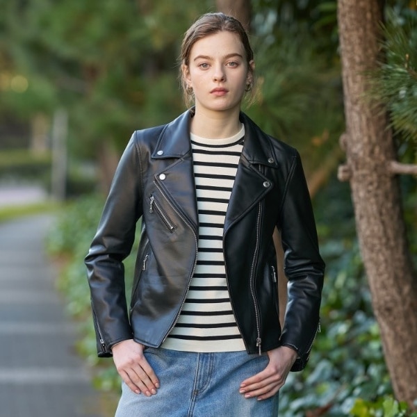 本革】レザーダブルライダース | ドレステリア(DRESSTERIOR) | マルイ