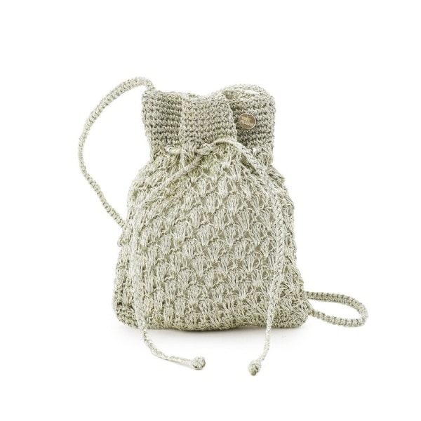 ne Quittez pas（ヌキテパ）METALLIC MACRAME SAKOCHE BAG