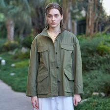 コンパクトコットンミリタリーブルゾン