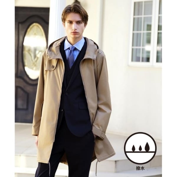 DRESSTERIOR☆高密度ツイルフーデッドブルゾン34 DRESSTERIOR 