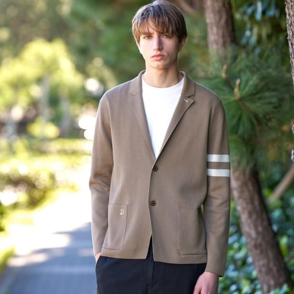 DRESSTERIOR ドレステリア ウール ダブル ミラノリブニットジャケット ダブルブレスト ニットジャケット | ドレステリア(DRESSTERIOR