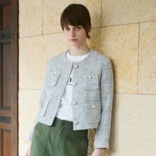 ラメミックスツイードジャケット