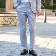 【吸湿速乾セットアップ可】COOLMAX シアサッカー SET UP パンツ