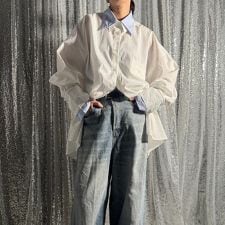 provoke（プロヴォーク）配色ビッグシャツ