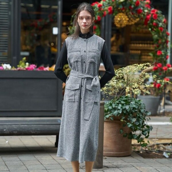 ウォッシャブル ツイードライク ワンピース | ドレステリア