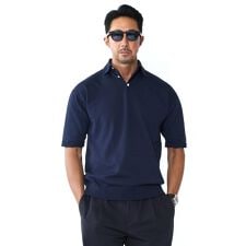 【干場義雅×DRESSTERIOR】ニットポロシャツ