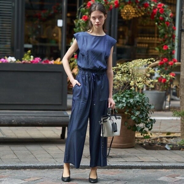 DRESSTERIOR【ウォッシャブル】フレンチスリーブ コンビネゾン ウォッシャブル】フレンチスリーブ コンビネゾン | ドレステリア