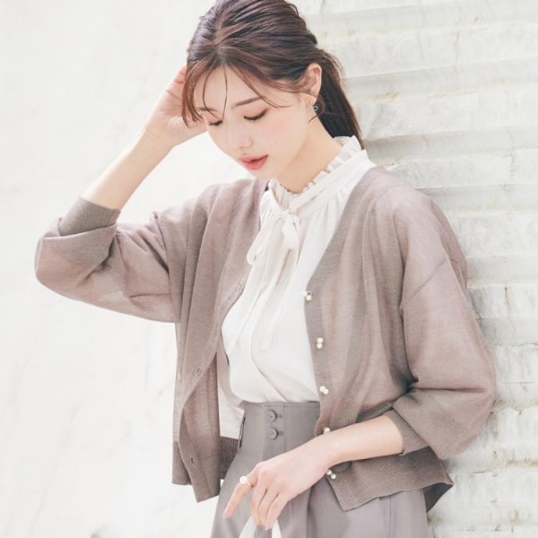 新品タグ付きお値下げ　ワールドハーフコート　グレー#couture brooch セール】 クチュールブローチ(Couture Brooch) レディース の