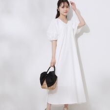 バルーンスリーブワンピース
