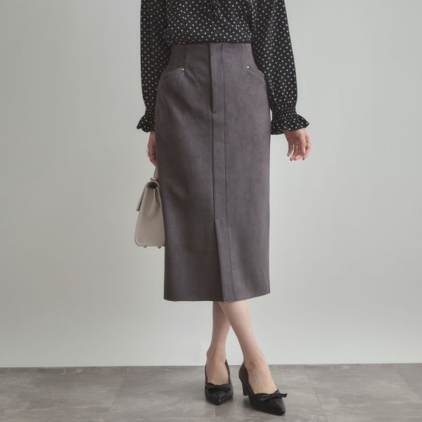 シャンブレーカラータックギャザースカート | イエナ(IENA