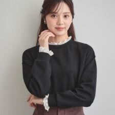 クチュールブローチ(Couture Brooch)の【大人可愛い・きれいめ】フリルデザインダンボールプルオーバー