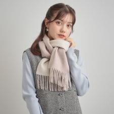 クチュールブローチ(Couture Brooch)のカシミヤブレンドリバーシブルマフラー