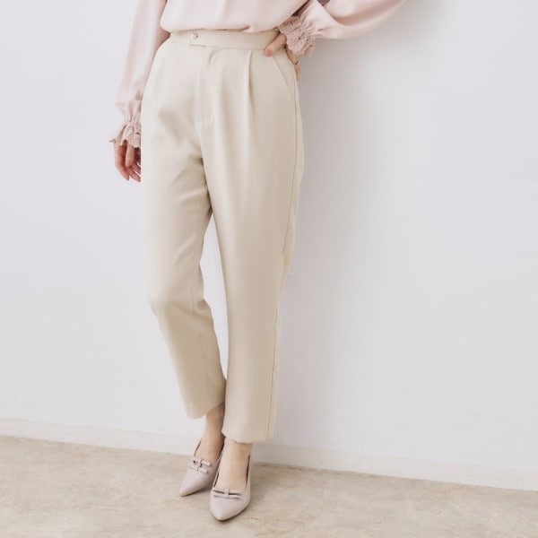 ストレッチツイルワイドストレートパンツ | イェッカ ヴェッカ(YECCA