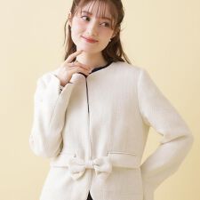 【ハレの日・通勤】カルゼスラブツイードジャケット