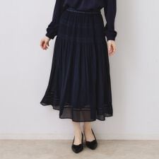 【ハレの日・通勤】マジョリカプリーツスカート