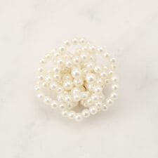 ローズパール調ブローチ