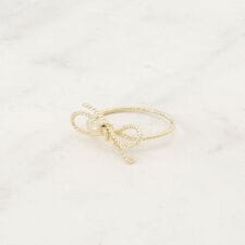 リボンモチーフデザインリング