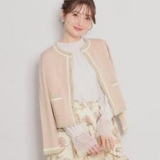 【洗える・着映え】SPRING配色カーディガン