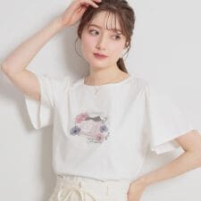 【接触冷感・UVカット】パフュームプリントTシャツ