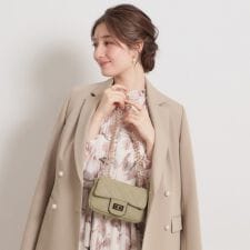 スエード調ミニショルダーバッグ