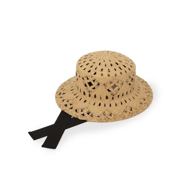 雑材リボン付きハット