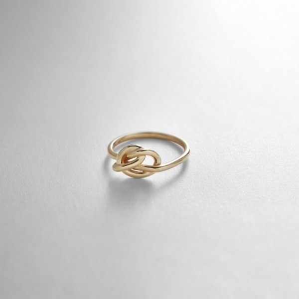 ココシュニック K10 リング 14号 ノット ワンストローク レア 美品 K10ワンストロークノット リング | ココシュニック(COCOSHNIK